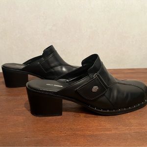 Vintage Harley Davidson size 7 1/2 slip on clogs